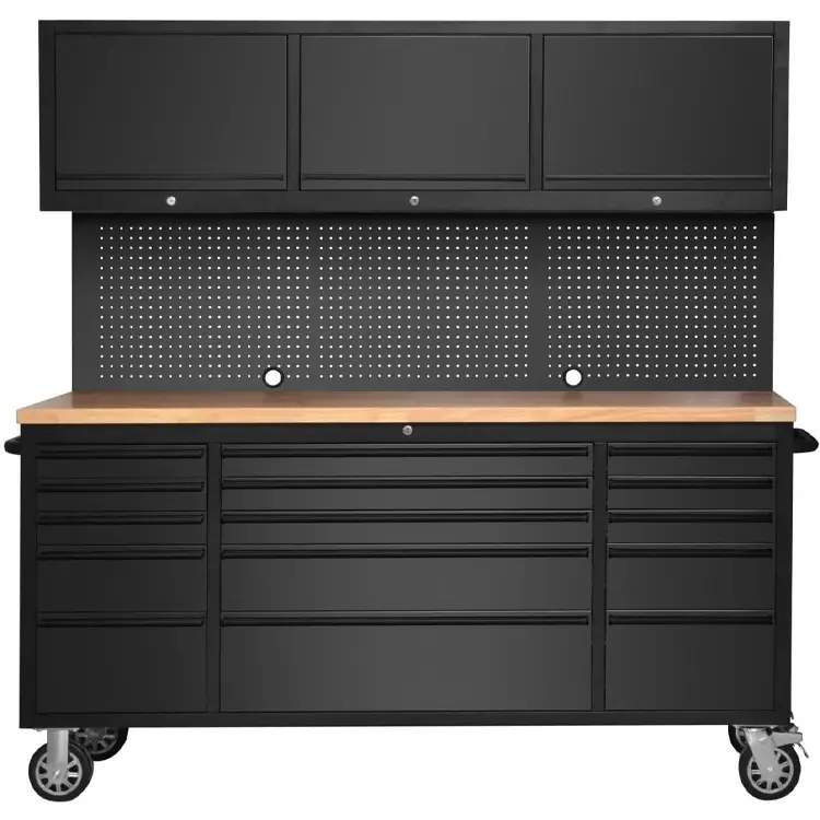 ct copper tailor 72 inch tool chest with 15 storage drawers and wheels