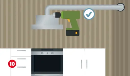 Install range hood step 10
